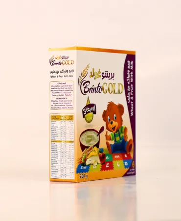 برينتوغولد قمح وفواكه وحليب